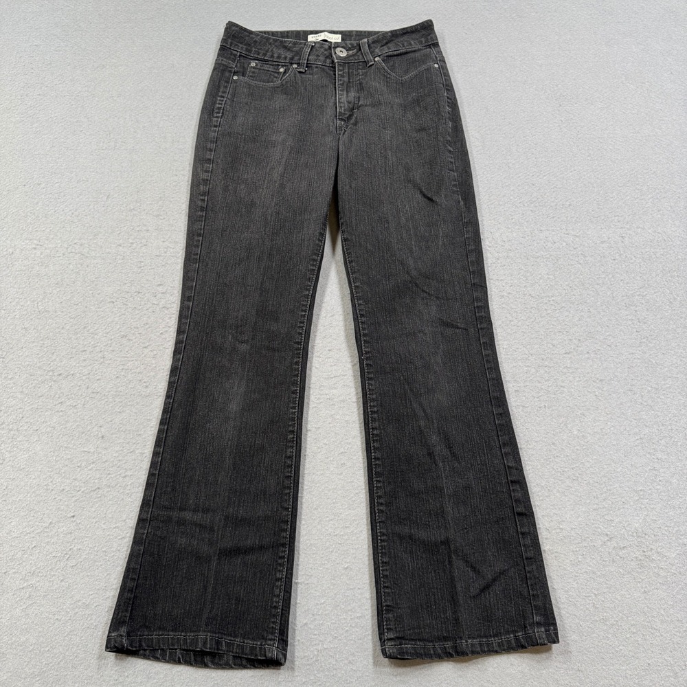 Y2K Riders By Lee Jeans Women's 10 Black Denim Bootcut Mid Rise Indie Streetwear